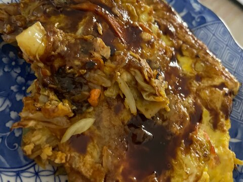 お好み焼き風キャベツ焼き